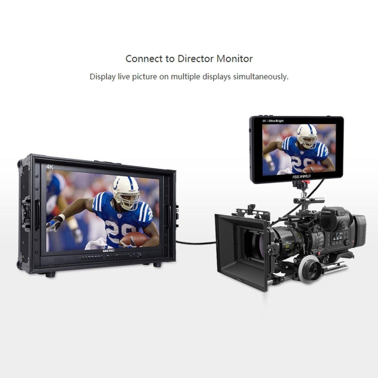 FEELWORLD LUT7 1920x1200 2200 nits 7 inch IPS Screen HDMI 4K Touch Screen Camera Field Monitor