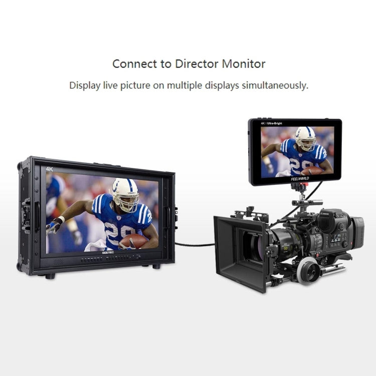 FEELWORLD LUT7S 1920x1200 2200 nits 7 inch IPS Screen HDMI 4K Touch Screen Camera Field Monitor