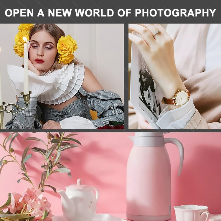 TRIOPO Oubao TTR300W 60x90cm Studio Softbox + Tripod Mount + 2x Light Bulb Photography Lighting Tow Piece Set