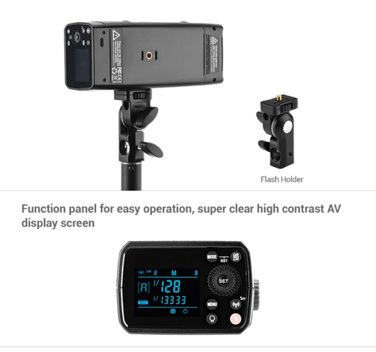 Godox AD200 Pro Pocket Flash Light TTL HSS 2.4G Wireless X System Outdoor Flash Speedlight