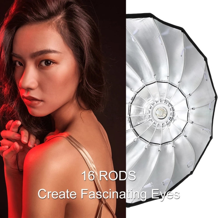 Godox P120L Diameter 120cm Parabolic Softbox Reflector Diffuser for Studio Speedlite Flash Softbox