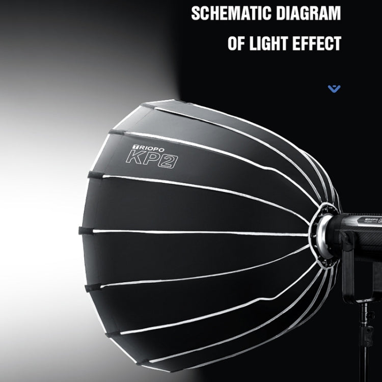 TRIOPO KP2-90 90cm Speedlite Flash Deep Parabolic Softbox Bowens Mount Diffuser