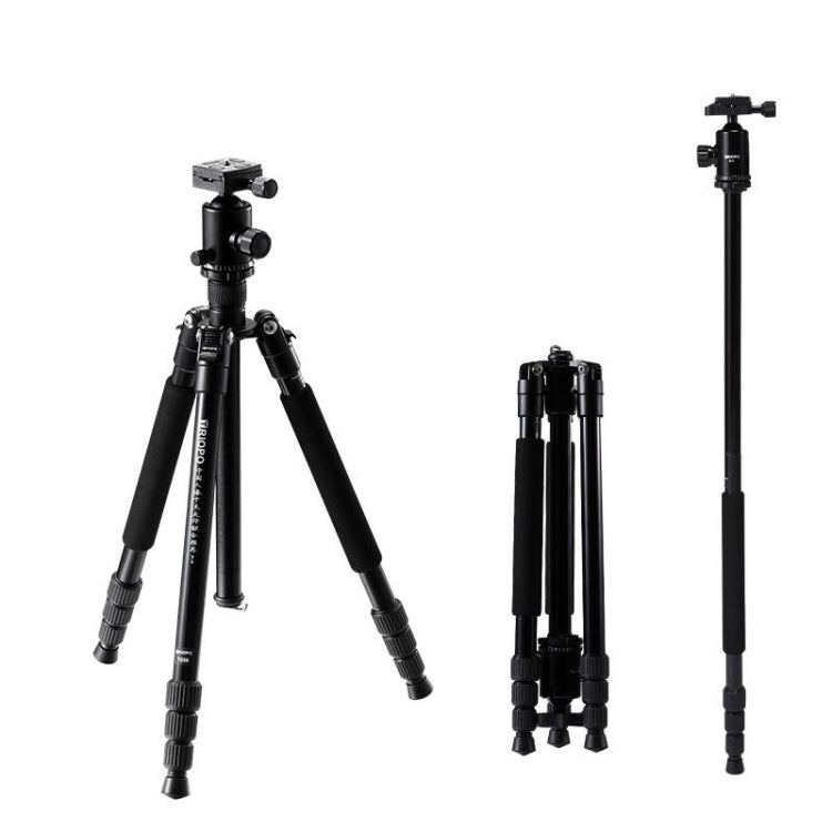 TRIOPO T258 Aluminum Alloy Tripod Monopod with D2 Ball Head
