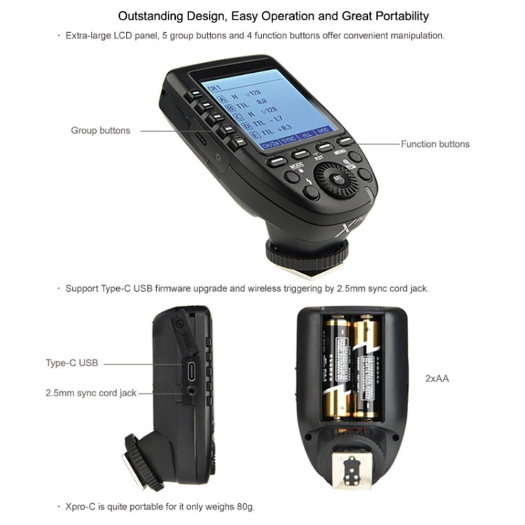 Godox Xpro-P TTL Wireless Flash Trigger for Pentax