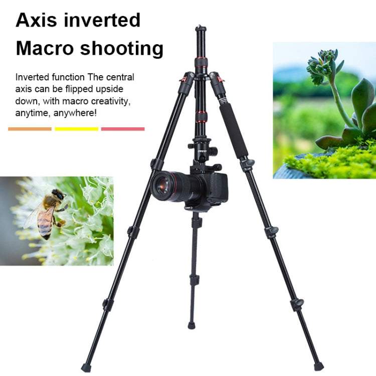TRIOPO Oubao A-208S Adjustable Portable Aluminum Alloy Tripod with Ball Head for SLR Camera