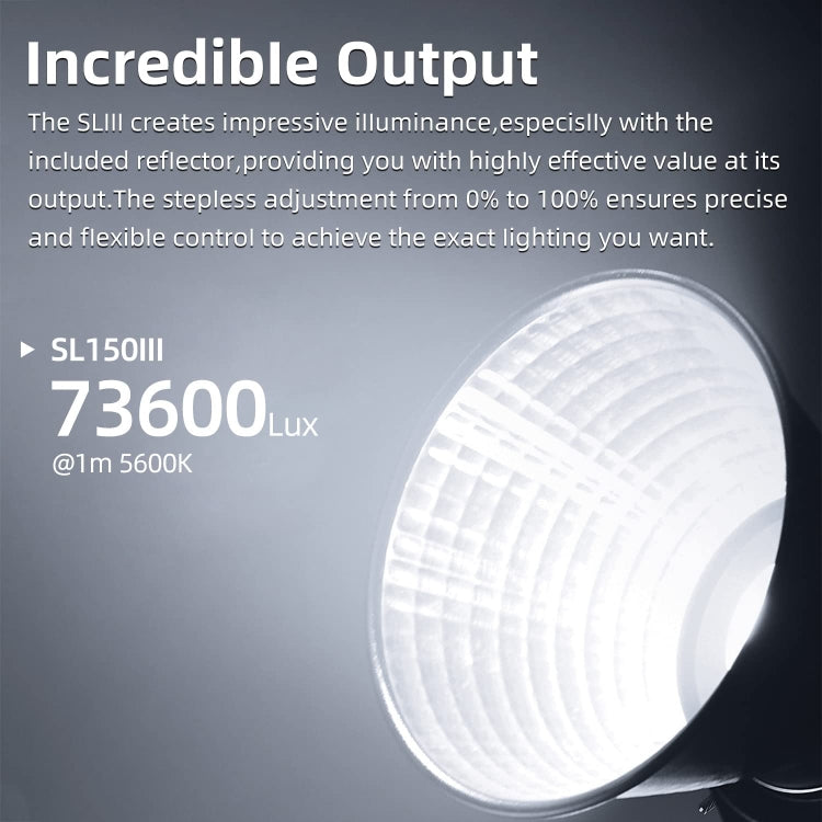 Godox SL150III 160W LED Light 5600K Daylight Video Flash Light