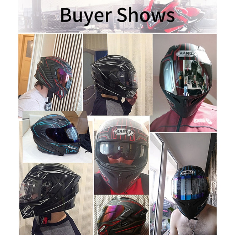 Soman 955 Skyeye Motorcycle Full / Open Face Bluetooth Helmet Headset Full Face, Supports Answer / Hang Up Calls, S, 55-56cm, M, 57-58cm, L, 59-60cm, XL, 61-62cm, XXL, 63-64cm