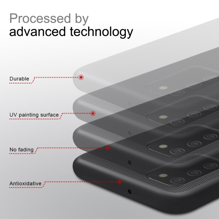 NILLKIN Frosted Concave-convex Texture PC Protective Case, For Xiaomi Redmi Note 9 5G, For Xiaomi Mi 11, For Samsung Galaxy A02s / M02s