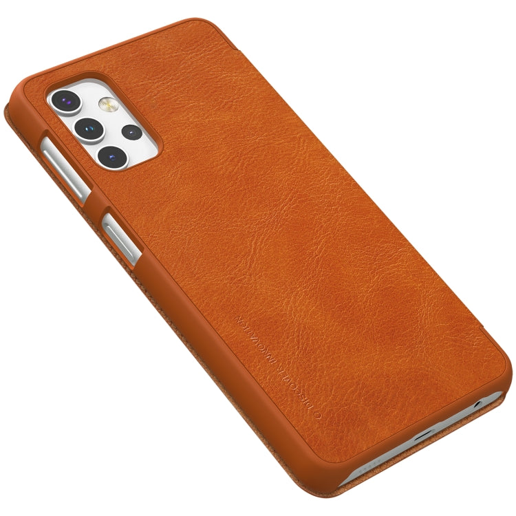 NILLKIN QIN Series Crazy Horse Texture Horizontal Flip Leather Case with Card Slot, For Samsung Galaxy A32 5G, For Samsung Galaxy A52 5G / 4G, For Samsung Galaxy A72 5G / 4G