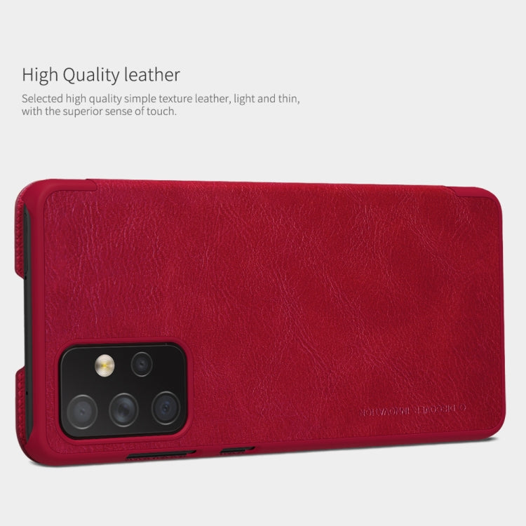 NILLKIN QIN Series Crazy Horse Texture Horizontal Flip Leather Case with Card Slot, For Samsung Galaxy A32 5G, For Samsung Galaxy A52 5G / 4G, For Samsung Galaxy A72 5G / 4G