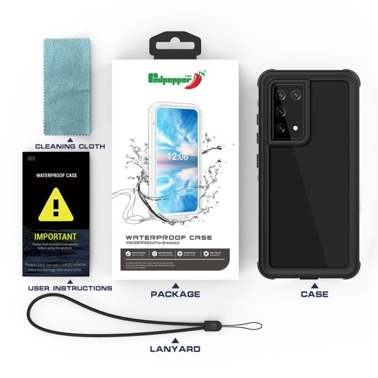 RedPepper Transparent Dot Shockproof Waterproof PC + TPU Protective Case, For Samsung Galaxy S21 5G, For Samsung Galaxy S21+ 5G, For Samsung Galaxy S21 Ultra 5G