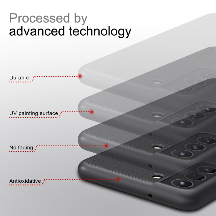 NILLKIN Frosted Concave-convex Texture PC Case, For Samsung Galaxy F52 5G, For Samsung Galaxy S21 FE 5G, For Xiaomi Redmi Note 10 Pro 5G