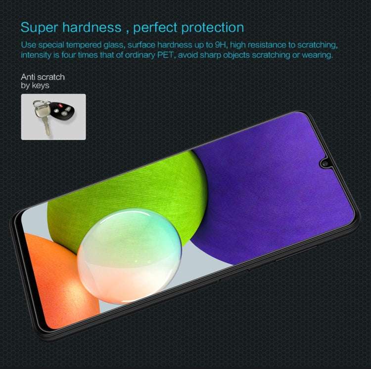 NILLKIN H Explosion-proof Tempered Glass Film, For iPhone 13 / 13 Pro, For Samsung Galaxy A22 4G LTE
