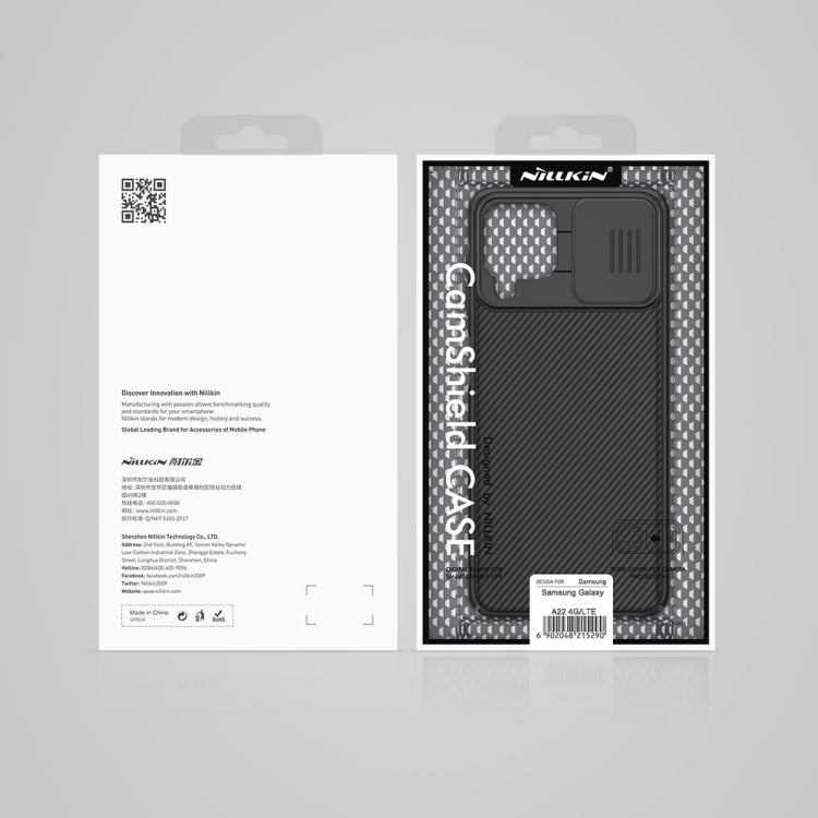 NILLKIN Black Mirror Series Camshield Full Coverage Dust-proof Scratch Resistant PC Case, For OnePlus Nord CE 5G, For Samsung Galaxy A22 4G LTE