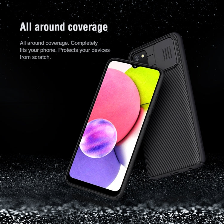 NILLKIN Black Mirror Series PC Camshield Full Coverage Dust-proof Scratch Resistant Case, For OPPO Realme GT Neo 2, For Samsung Galaxy A03s / A037G