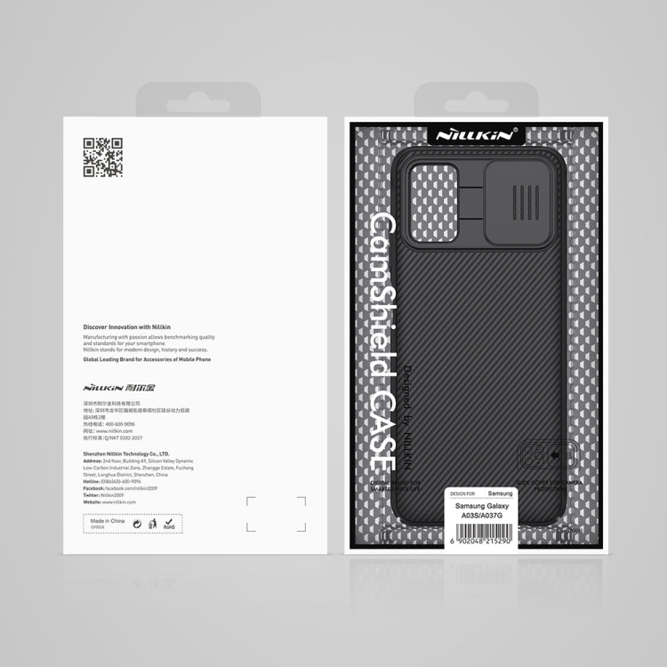 NILLKIN Black Mirror Series PC Camshield Full Coverage Dust-proof Scratch Resistant Case, For OPPO Realme GT Neo 2, For Samsung Galaxy A03s / A037G