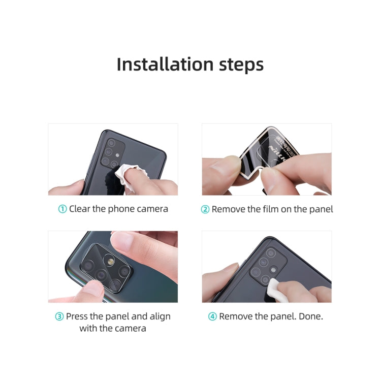 NILLKIN InvisiFilm Series Back Camera Lens Film, For Samsung Galaxy S22 5G, For Samsung Galaxy S22+ 5G