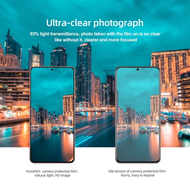 NILLKIN InvisiFilm Series Back Camera Lens Film, For Samsung Galaxy S22 5G, For Samsung Galaxy S22+ 5G