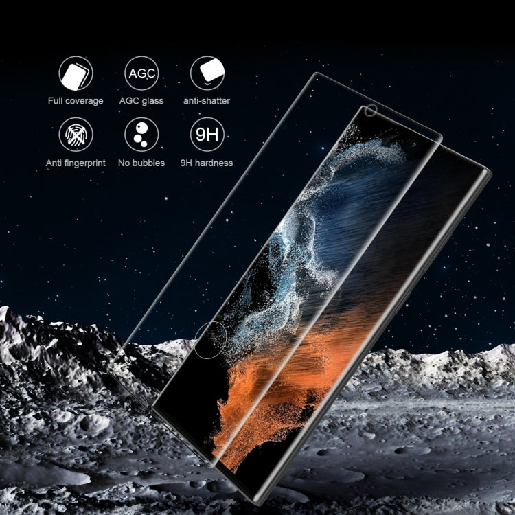 NILLKIN 3D CP+MAX Anti-Explosion Full Coverage Tempered Glass Film, For Samsung Galaxy S22 Ultra 5G