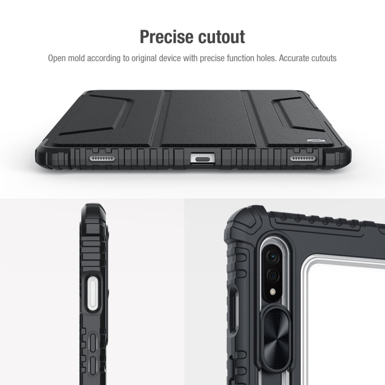 NILLKIN Bumper Pro Camshield Tablet Leather Case, For Samsung Galaxy Tab S7