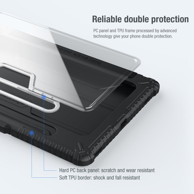NILLKIN Bumper Pro Camshield Tablet Leather Case, For Samsung Galaxy Tab S7