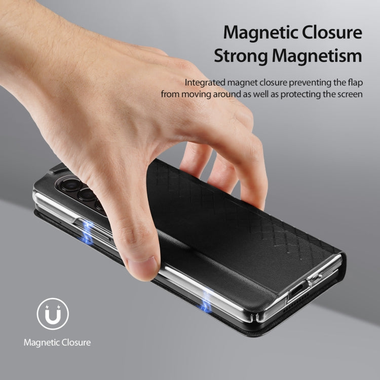 DUX DUCIS Bril Series PU + TPU Phone Case, For Samsung Galaxy Z Flip4, For Samsung Galaxy Z Fold3 5G, For Samsung Galaxy Z Fold4