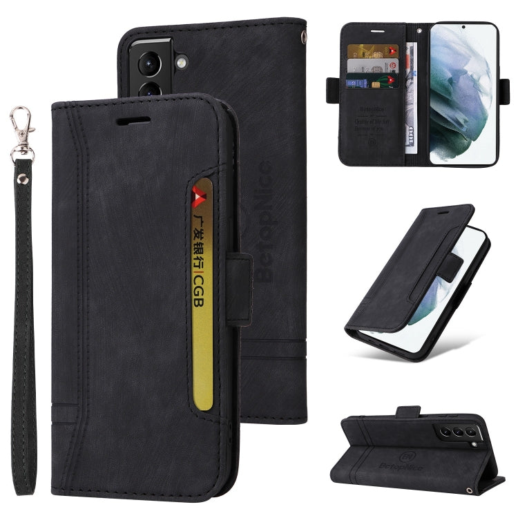 BETOPNICE Dual-side Buckle Leather Phone Case, For Samsung Galaxy S21+ 5G, For Samsung Galaxy S21 Ultra 5G, For Samsung Galaxy S22 5G, For Samsung Galaxy S22+ 5G, For Samsung Galaxy S22 Ultra 5G, For Samsung Galaxy A22 5G, For Samsung Galaxy S21 5G