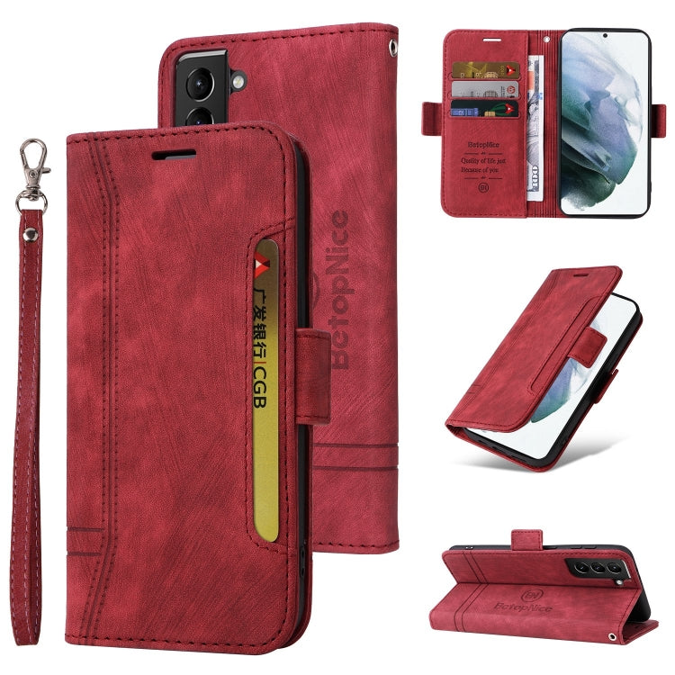 BETOPNICE Dual-side Buckle Leather Phone Case, For Samsung Galaxy S21+ 5G, For Samsung Galaxy S21 Ultra 5G, For Samsung Galaxy S22 5G, For Samsung Galaxy S22+ 5G, For Samsung Galaxy S22 Ultra 5G, For Samsung Galaxy A22 5G, For Samsung Galaxy S21 5G