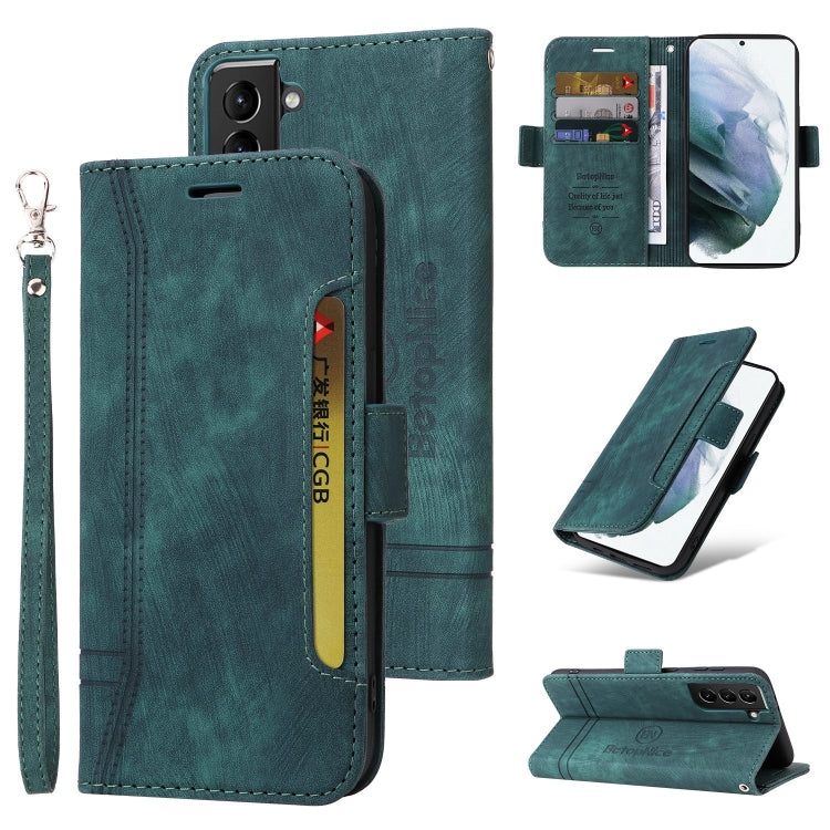BETOPNICE Dual-side Buckle Leather Phone Case, For Samsung Galaxy S21+ 5G, For Samsung Galaxy S21 Ultra 5G, For Samsung Galaxy S22 5G, For Samsung Galaxy S22+ 5G, For Samsung Galaxy S22 Ultra 5G, For Samsung Galaxy A22 5G, For Samsung Galaxy S21 5G
