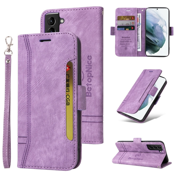 BETOPNICE Dual-side Buckle Leather Phone Case, For Samsung Galaxy S21+ 5G, For Samsung Galaxy S21 Ultra 5G, For Samsung Galaxy S22 5G, For Samsung Galaxy S22+ 5G, For Samsung Galaxy S22 Ultra 5G, For Samsung Galaxy A22 5G, For Samsung Galaxy S21 5G