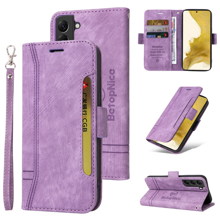 BETOPNICE Dual-side Buckle Leather Phone Case, For Samsung Galaxy S21+ 5G, For Samsung Galaxy S21 Ultra 5G, For Samsung Galaxy S22 5G, For Samsung Galaxy S22+ 5G, For Samsung Galaxy S22 Ultra 5G, For Samsung Galaxy A22 5G, For Samsung Galaxy S21 5G