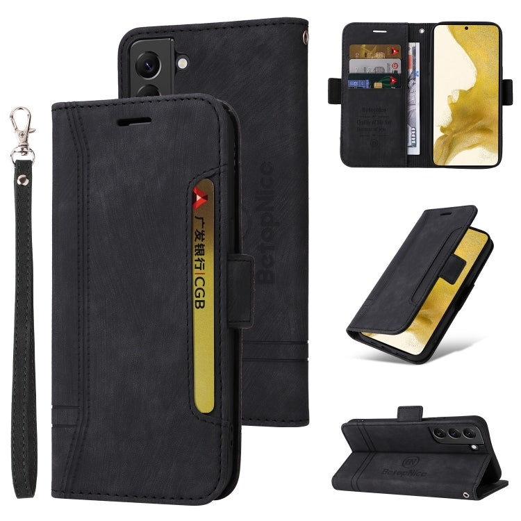 BETOPNICE Dual-side Buckle Leather Phone Case, For Samsung Galaxy S21+ 5G, For Samsung Galaxy S21 Ultra 5G, For Samsung Galaxy S22 5G, For Samsung Galaxy S22+ 5G, For Samsung Galaxy S22 Ultra 5G, For Samsung Galaxy A22 5G, For Samsung Galaxy S21 5G