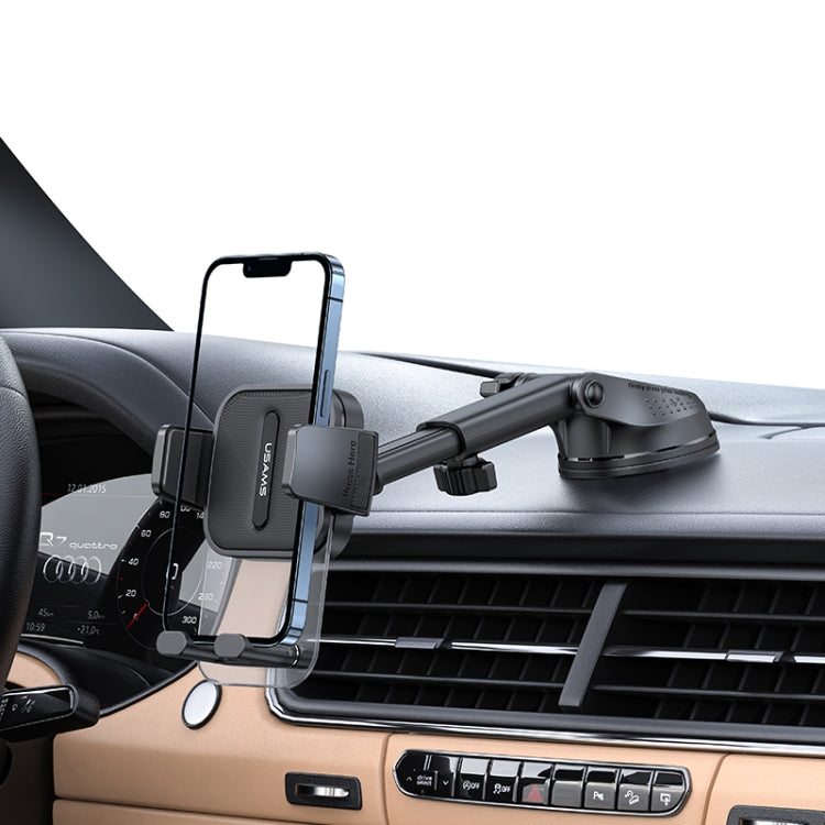 USAMS US-ZJ072 Car Center Console Retractable Transparent Holder, ZJ072