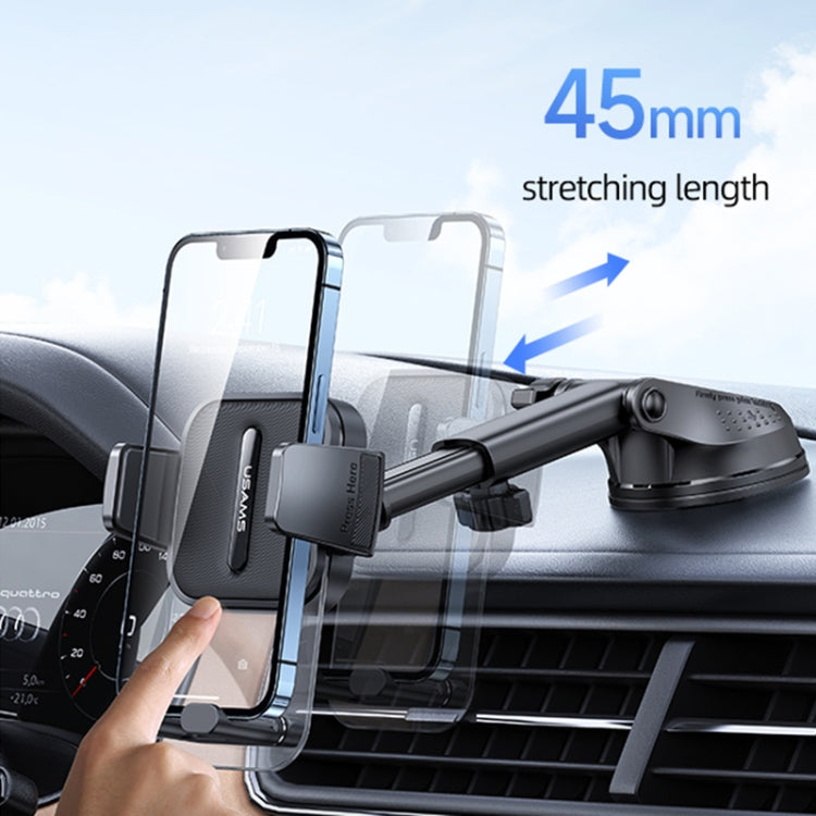 USAMS US-ZJ072 Car Center Console Retractable Transparent Holder, ZJ072