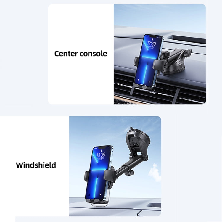 USAMS US-ZJ072 Car Center Console Retractable Transparent Holder, ZJ072