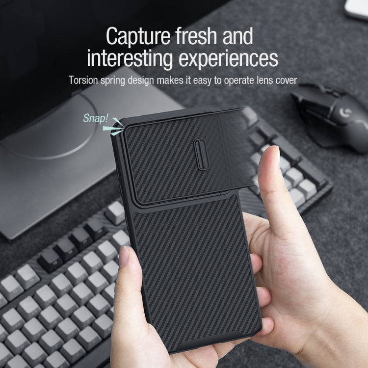 NILLKIN Synthetic Fiber Camshield Phone Case, For Samsung Galaxy S23+ 5G, For Samsung Galaxy S23 Ultra 5G