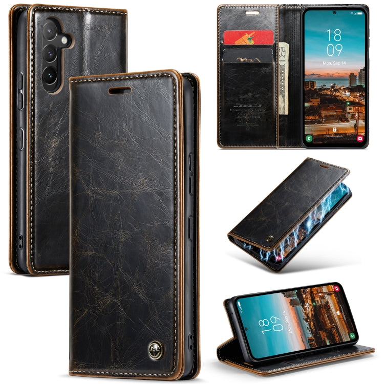 CaseMe 003 Crazy Horse Texture Leather Phone Case, For Samsung Galaxy A34 5G, For Samsung Galaxy A54 5G