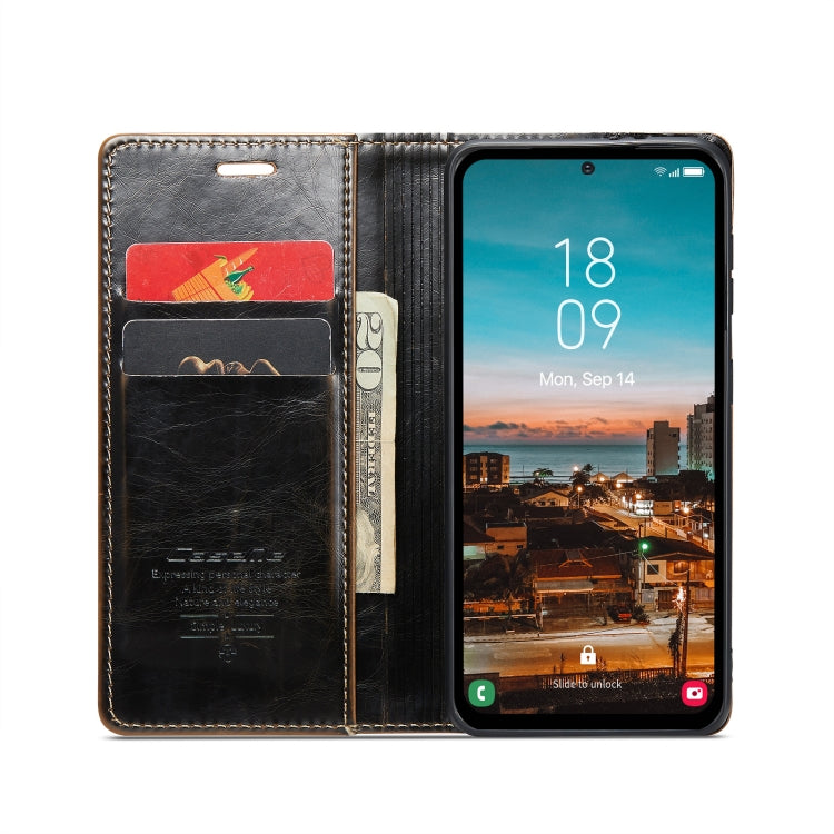 CaseMe 003 Crazy Horse Texture Leather Phone Case, For Samsung Galaxy A34 5G, For Samsung Galaxy A54 5G