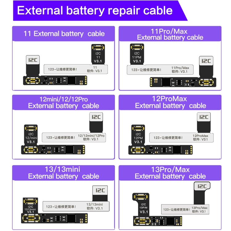 i2C KC01 Multi-function Comprehensive Battery Repair Instrument for iPhone 6-14 Pro Max, Standard Version
