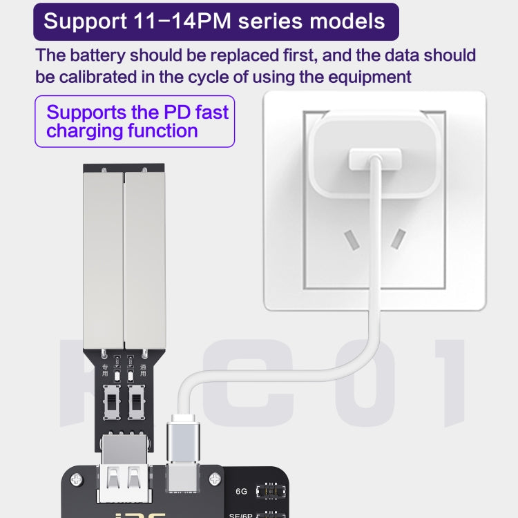 i2C KC01 Multi-function Comprehensive Battery Repair Instrument for iPhone 6-14 Pro Max, Standard Version