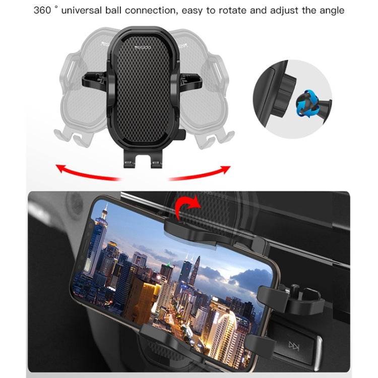 Yesido C84 360 Degree Rotating CD Port Car Phone Holder, C84