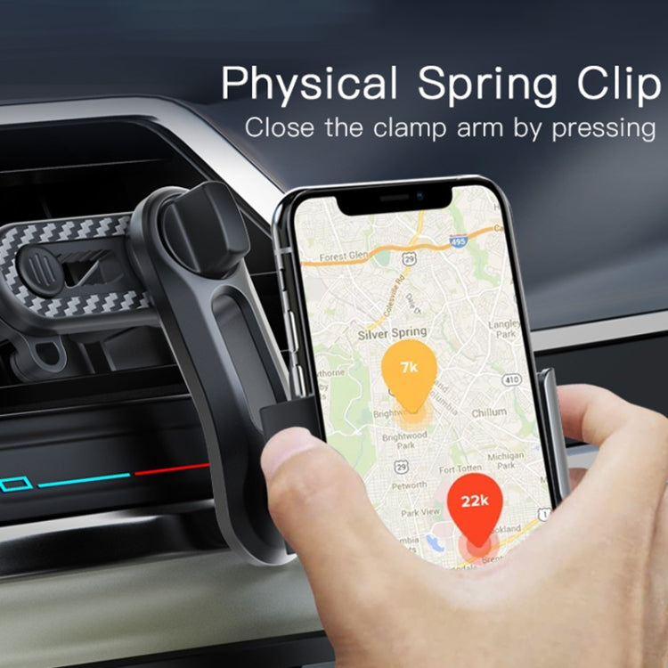 Yesido C105 Car Air Outlet Dual Clip Mobile Phone Navigation Holder, C105
