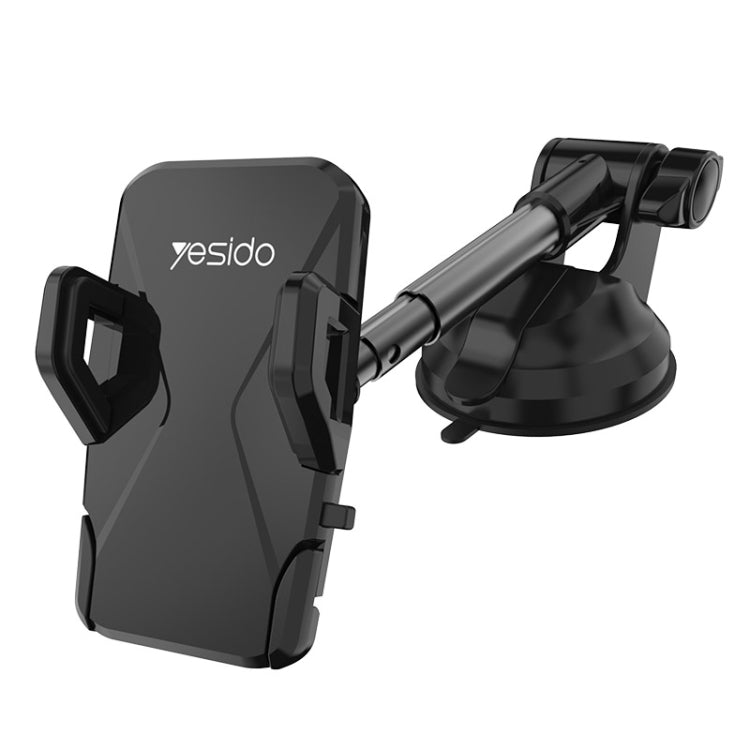Yesido C40 Car Foldable 360 Degree Rotation Automatic Clip Phone Holder, C40