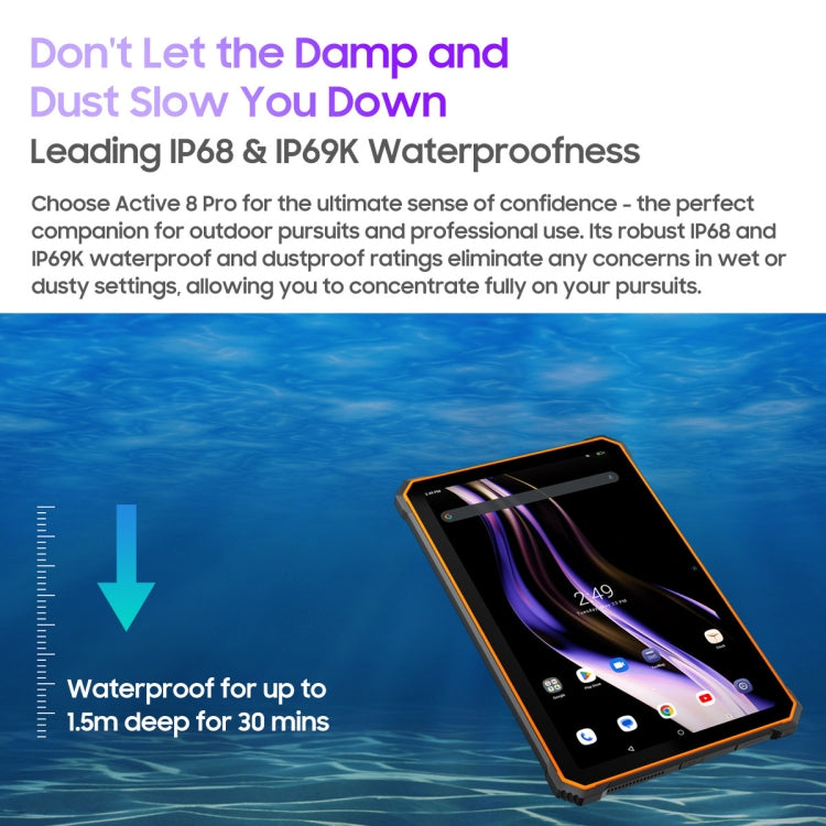 Blackview Active 8 Pro Tablet 10.36 Inch 4G 8GB+256GB