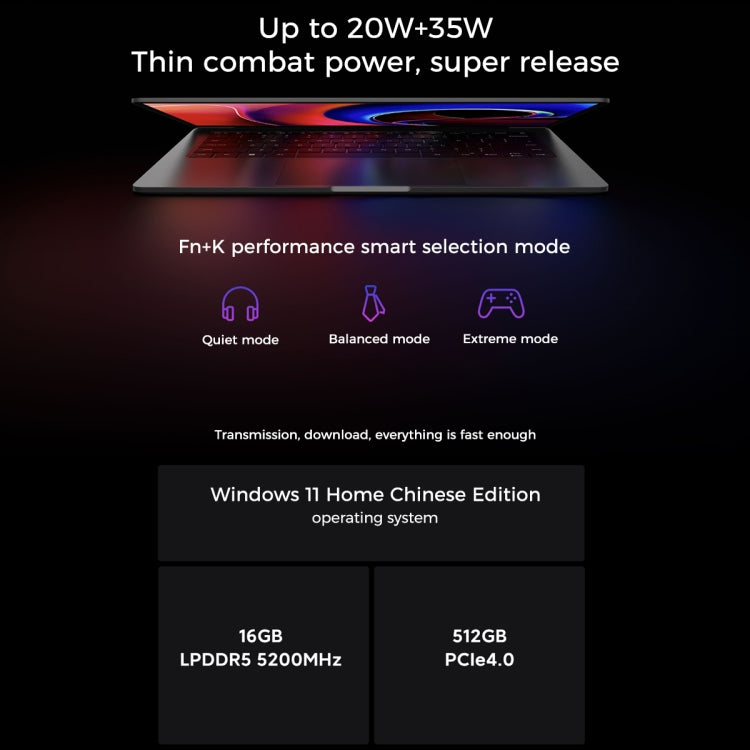 Xiaomi RedmiBook Pro 14 Laptop Intel i7-12650H 16GB+512GB