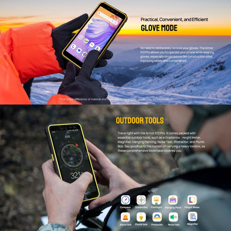 Ulefone Armor X12 Pro Rugged Phone IP68 IP69K 5.45Inch 4GB