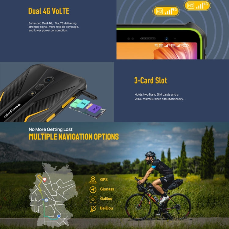 Ulefone Armor X12 Pro Rugged Phone IP68 IP69K 5.45Inch 4GB