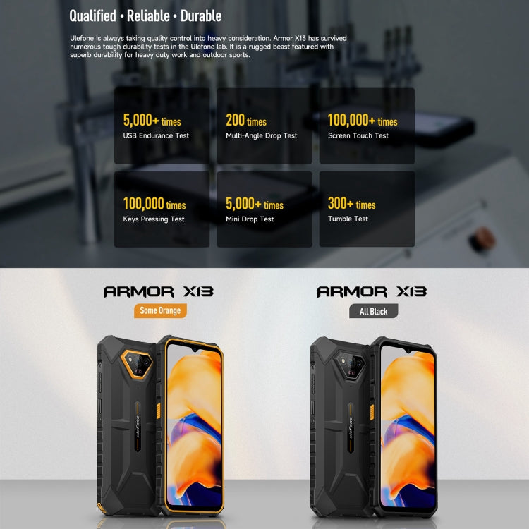 Ulefone Armor X13 Rugged Smartphone 6GB+64GB 6.52-inch 4G