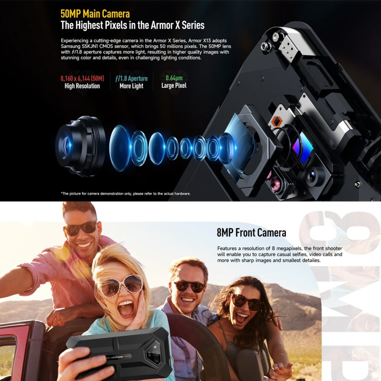 Ulefone Armor X13 Rugged Smartphone 6GB+64GB 6.52-inch 4G