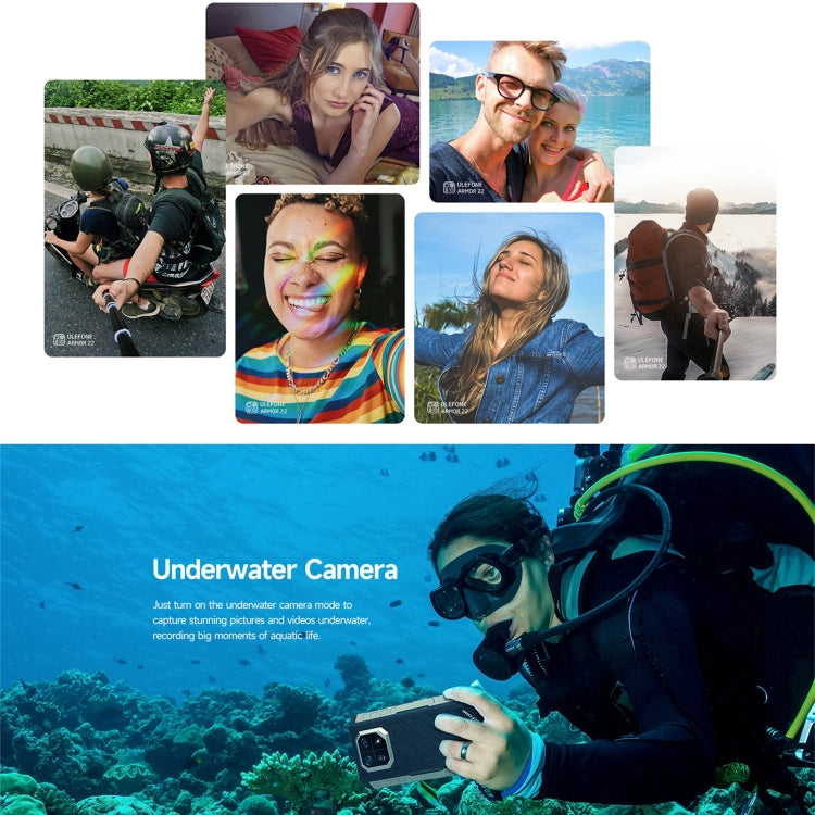 Ulefone Armor 22 Rugged Smartphone 8GB+128GB IP68 IP69K